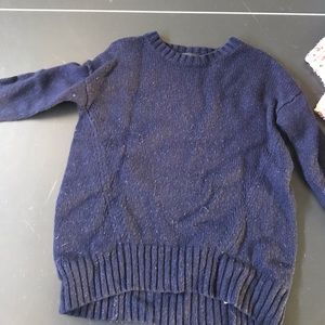 j. crew navy sweater